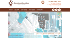 Desktop Screenshot of laboratoriopinosuarez.com